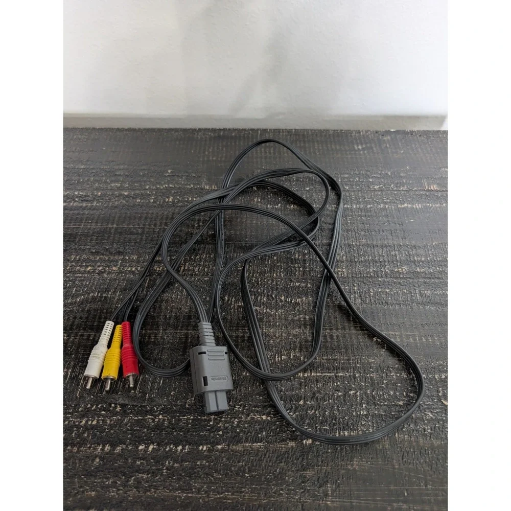 Nintendo OEM Audio/Visual Cord TV Cable N64/Super Nintendo SNES/Gamecube #727